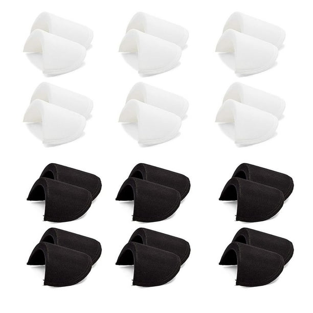 10Pairs Women Set-in Shoulder Pads Sponge Enhancer Sewing For Blazer Shirt Cloth